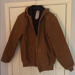 Carhartt Tan Hooded Jacket
